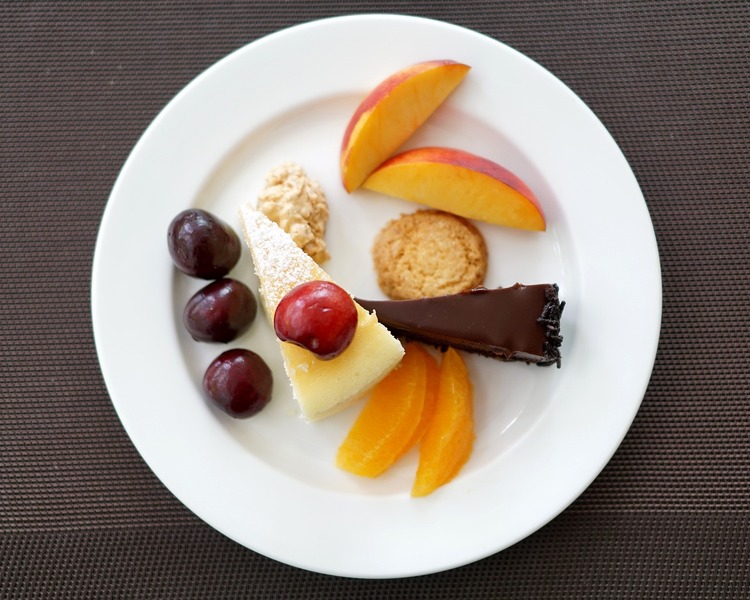 Vegan Fruit Cake with Cherries and Oranges