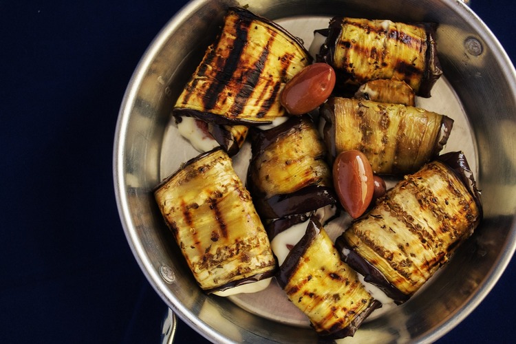 Vegan Grilled Eggplant Rolls - Vegan Recipe