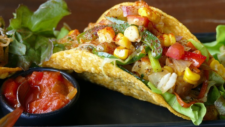 Vegan Mexican Tacos with Corn and Peppers - Vegan Recipe